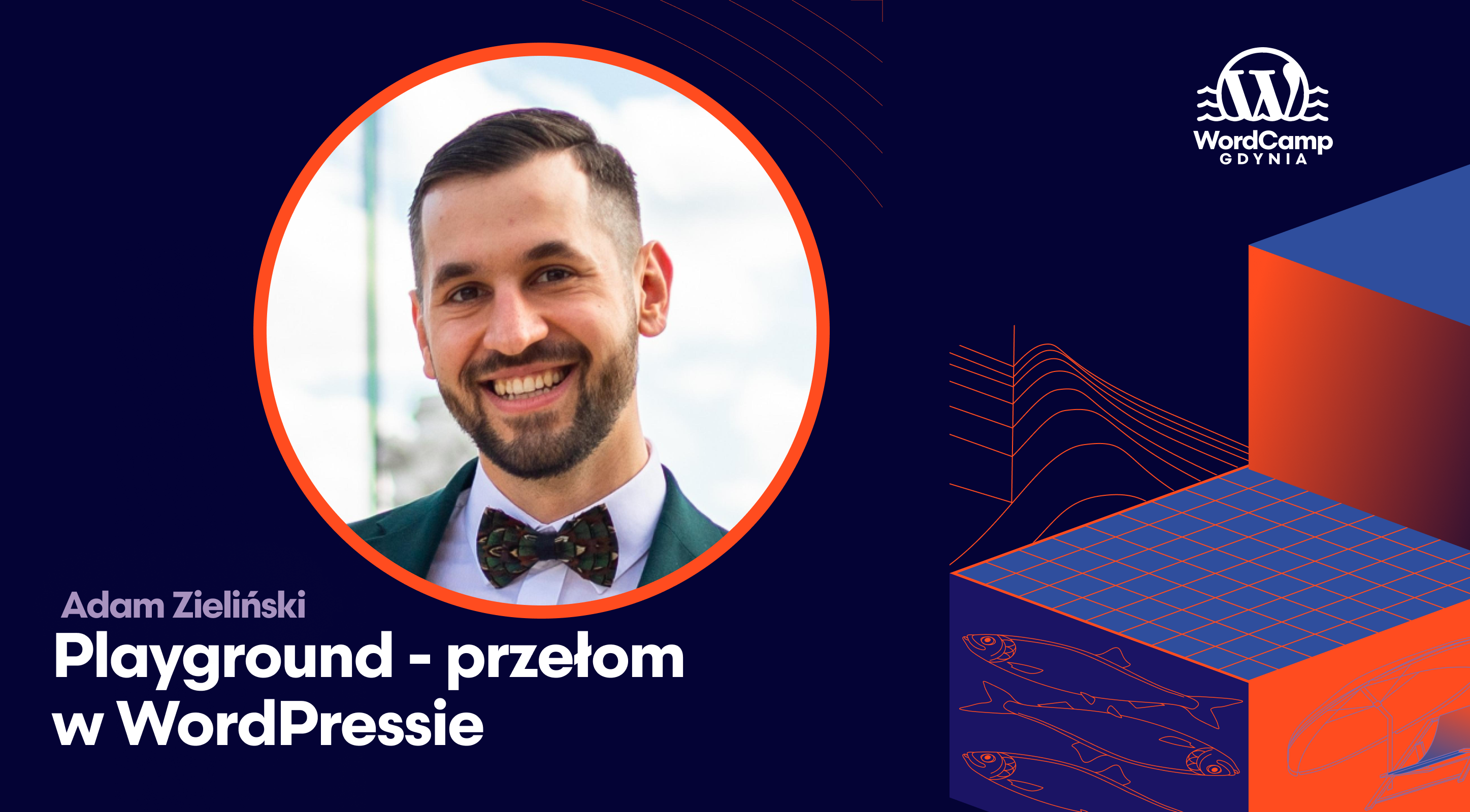 Adam Zieliński na WordCamp Gdynia