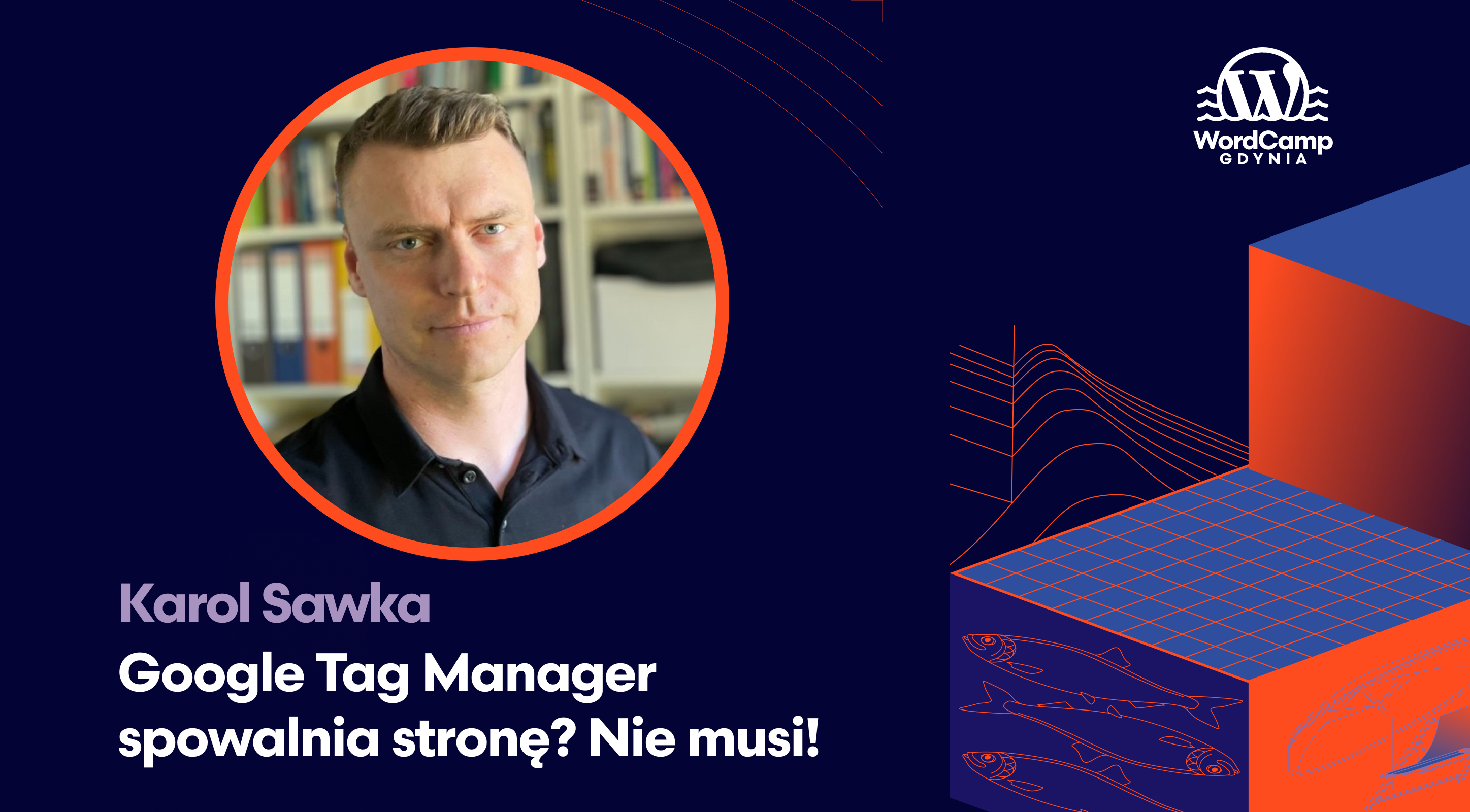 Karol Sawka na WordCamp Gdynia
